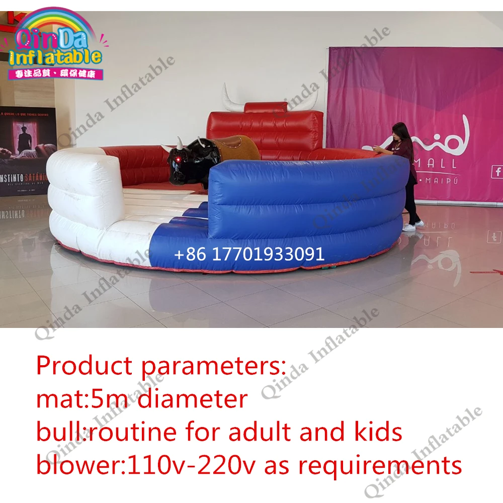 Custom Flag Style Bullfight Pads Mechanical Bull For Sale Inflatable Mechanical Rodeo Bulls For Rental Sale