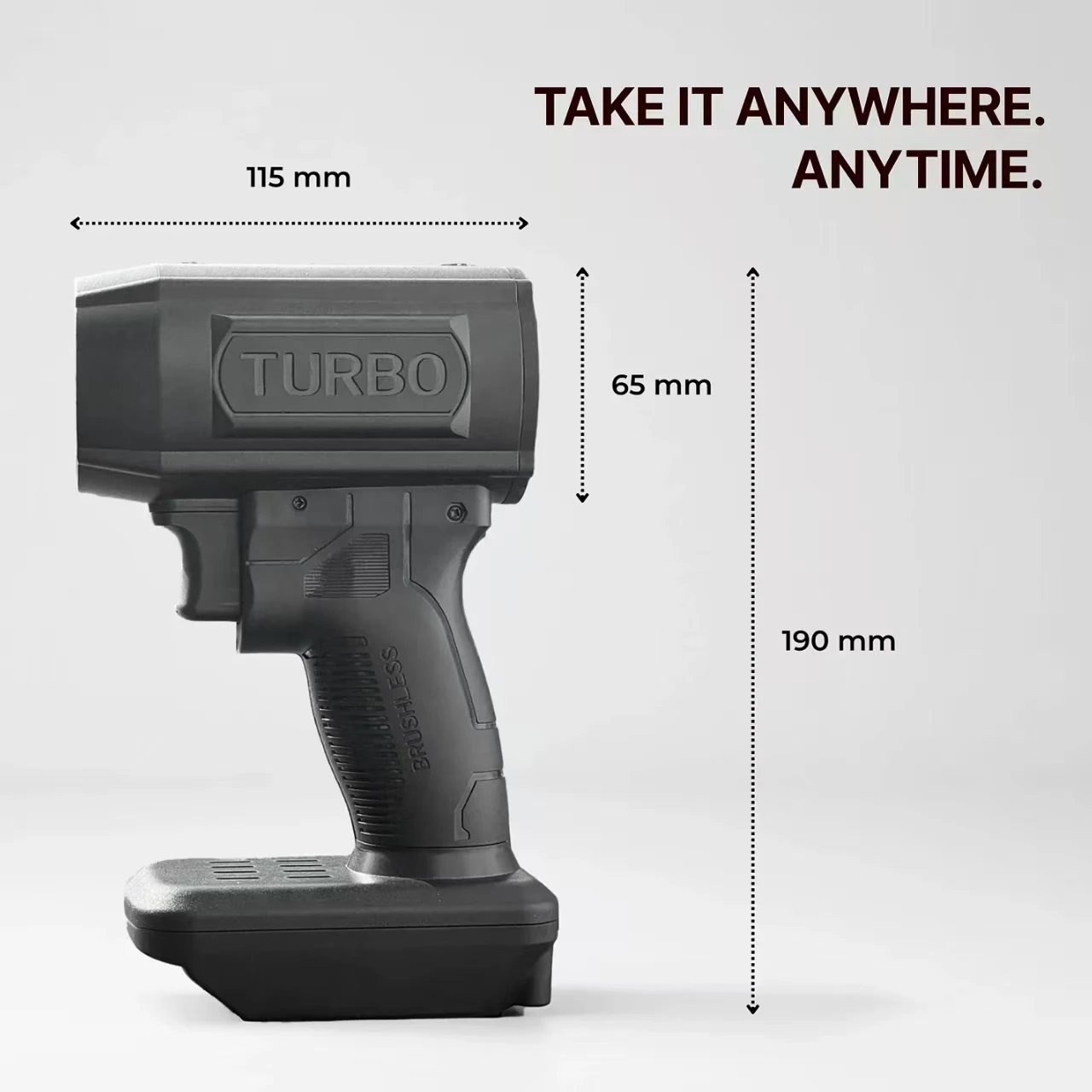 X50MM غسيل السيارات مسدس هواء توربو مروحة نفاثة الكهربائية منفاخ قوية سيارة مجفف عنيف لماكيتا/ميلووكي/ديوالت لا بطارية