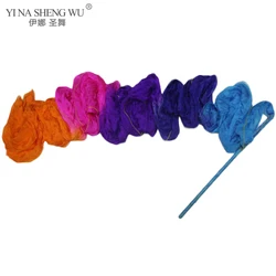 Real Silk Flower Dance Streamer Rhythmic Gymnastics Ribbons Artistic Dancing Talent Shows Church Worship Praise Prophetic Banner