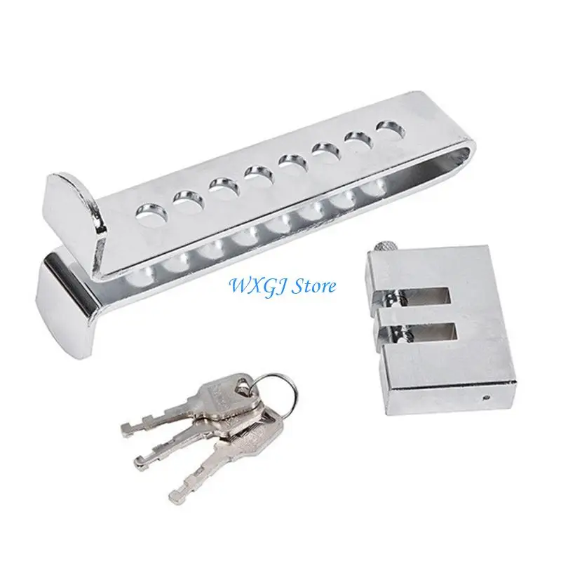 37JE Car Clutch Lock Universal Auto Steering Wheel Brake Pedals Lock Throttle Security