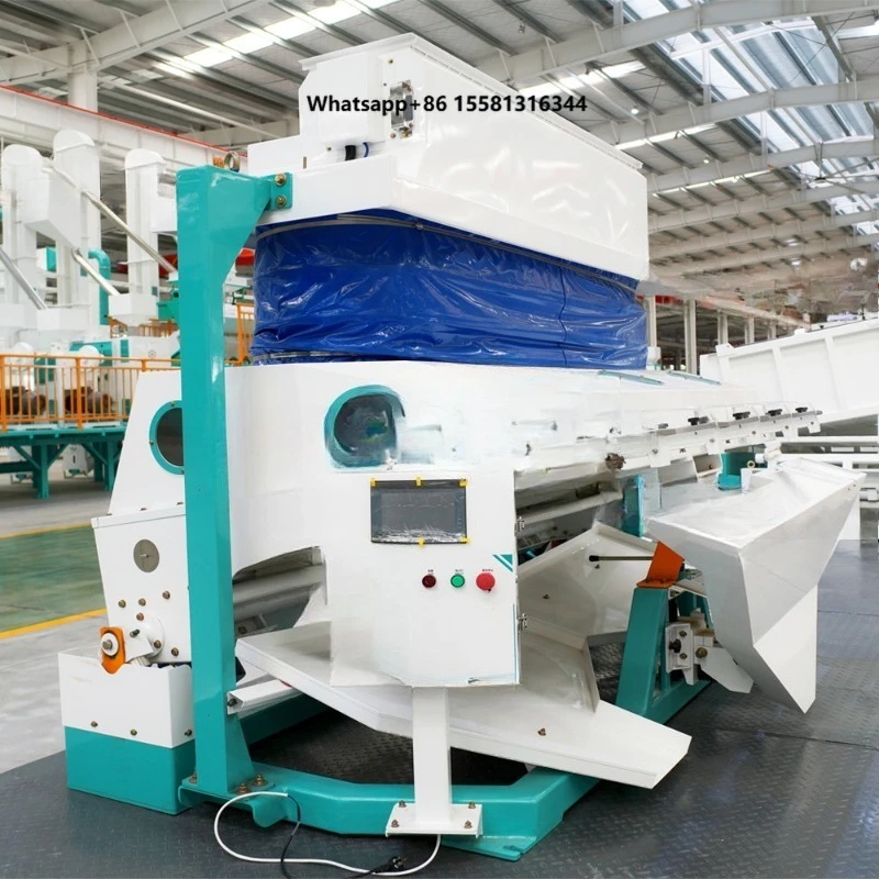 Stone Separator Machine for Sesame Rice Paddy Coffee Bean Quinoa Wheat Maize Seeds-Destoner Seed Cleaner Grain Cleaning Grading