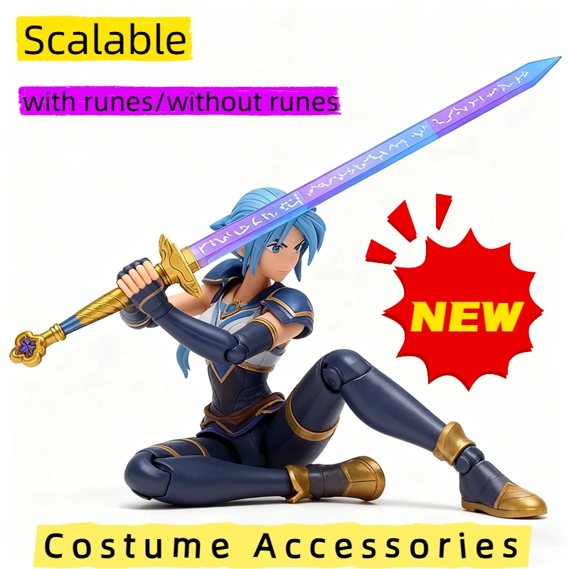 Épée Kpop Rumi avec symbole, tenues de démon, chasseurs de jeu de rôle, accessoire de Cosplay pour femmes et hommes, accessoires de Costume de carnaval d'halloween