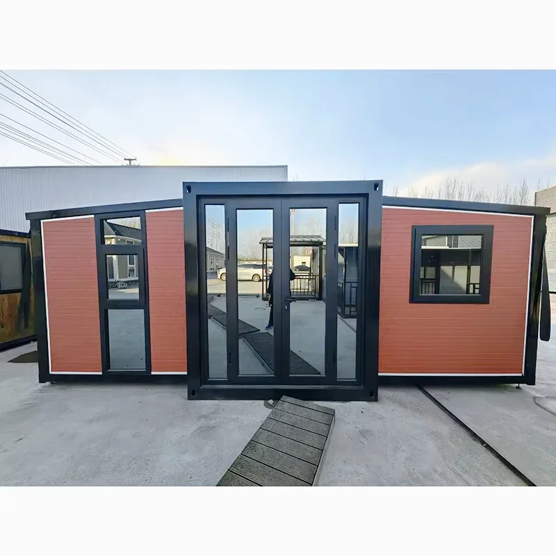 Cost Effective Tiny House 20FT Expandable Container Home with Cladding Villas for Home  Prefab Houses Luxury Modular Homes Price