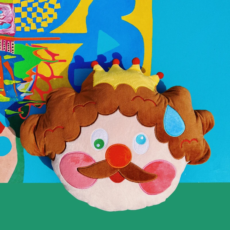 Nouveau Uodycoco roi Dudu fille oreiller Kawaii dessin animé en peluche oreiller pour salon canapé cadeau d'anniversaire en peluche jouet