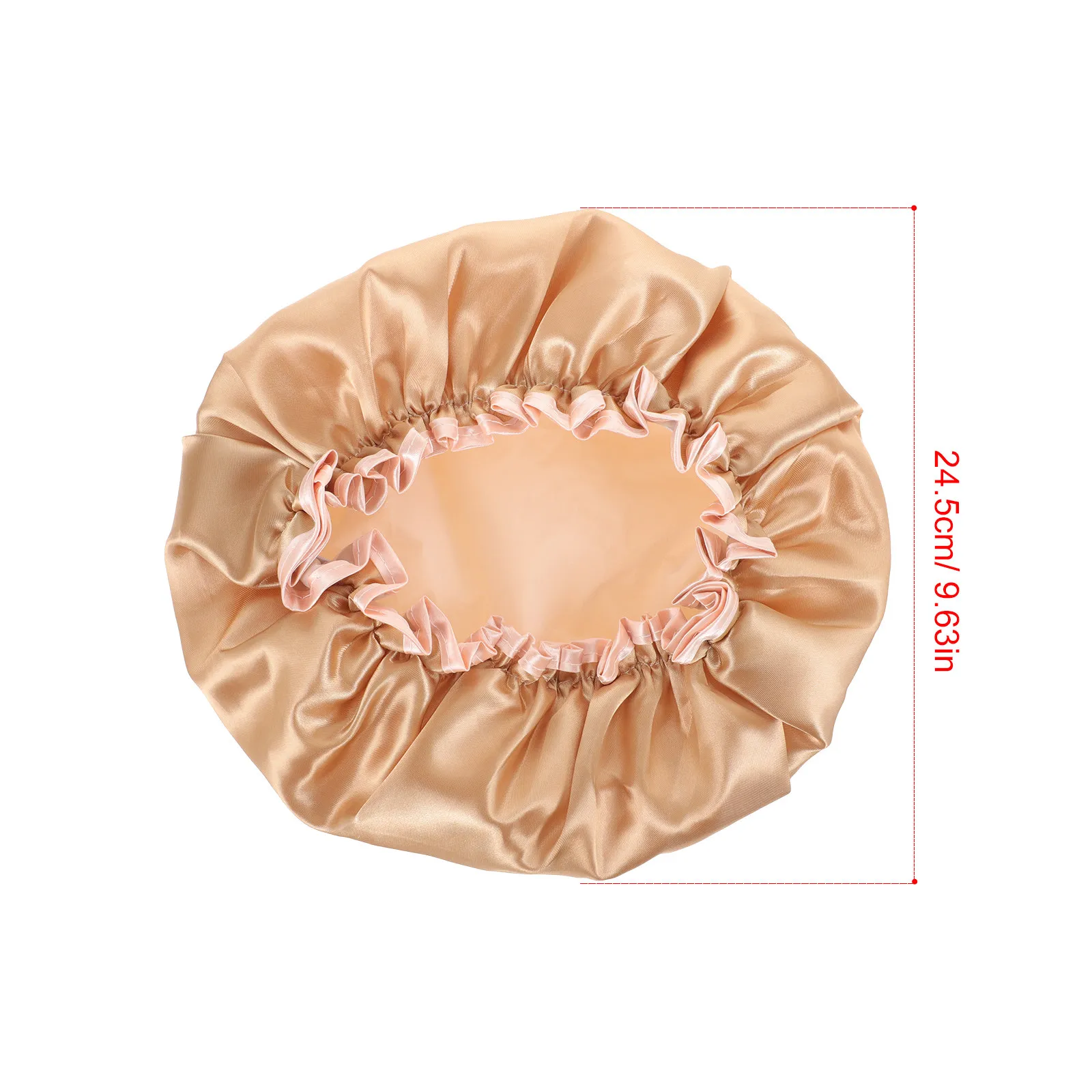 1 Piece Large Shower Cap for Women Waterproof Reusable Bath Hat Soft Elastic Hair Cover for Spa Showering Facial Mask