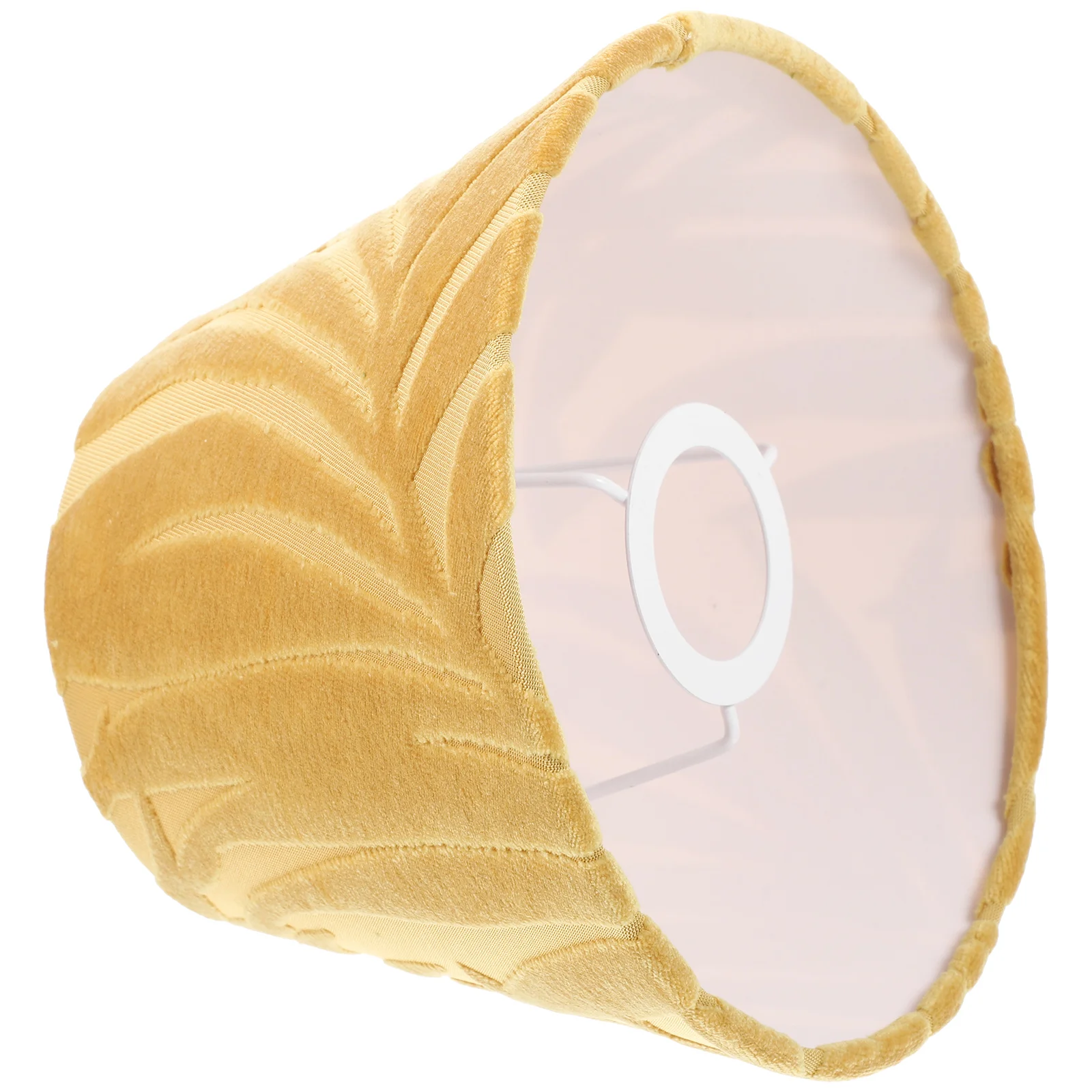 Wool Fabric Lampshade Nightstand Desk for Office Small Lampshades Replacement Table Portable