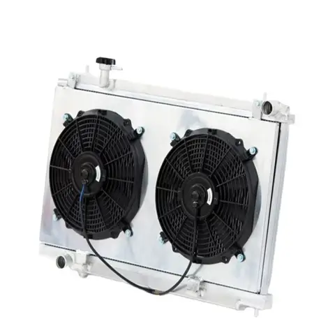 Radiateur en aluminium à 2 rangées adapté pour Nissan Fairlady 350Z Z33 MT 2003 2004 2005 2006