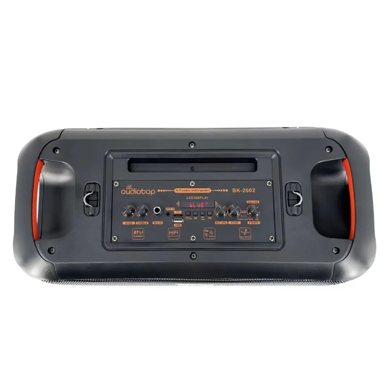 New Dual 6-inch Wireless Bluetooth Speaker Mobile Phone Home Portable FM Radio Karaoke Audio Dual Microphone Integrated Machine