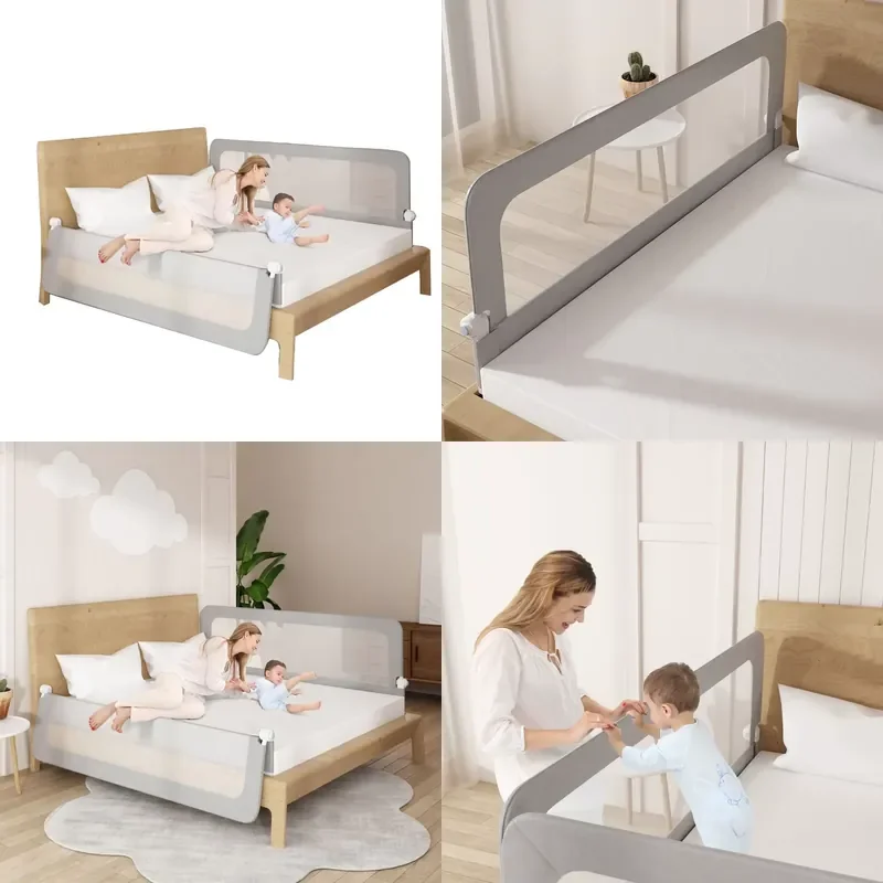 for Pop Bed Fence Baby Drop Proof Safety Rail for King Size Bed