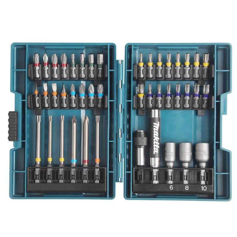 Makita Original Bits Sleeve Accessory Portable Box Set Twist Drill Electric Drill Electric Screwdriver Power Tool Accessories