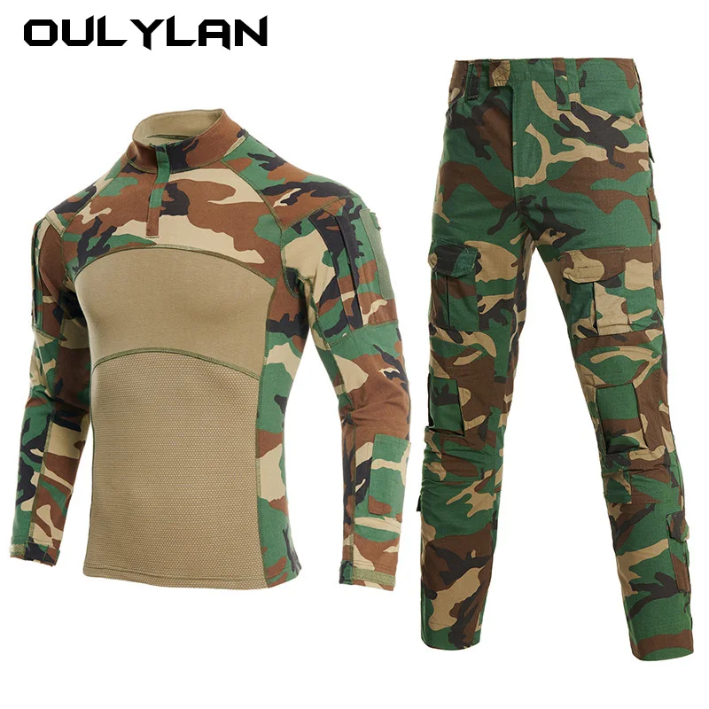 

High-Quality Tactical Uniform Suits Milit Outdoor Camouflage Suit Hunting Shirts Pants Fish Trainning Airsoft Clothes Sets