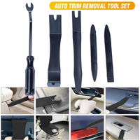 Universal Car Trim Removal Tool Kit No Scratch Pry Set for Door Panel Clip Fastener Auto Interior Dash Repair
