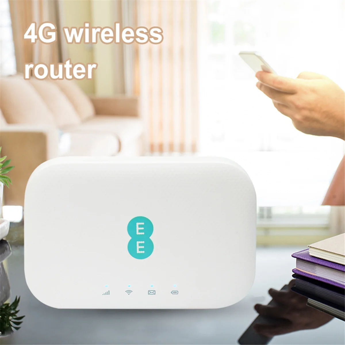 300Mbps Mini Outdoor Hotspot 2150MAh EE71 4G Wireless Router Quick Access the Internet Micro-USB 2.0 Interface