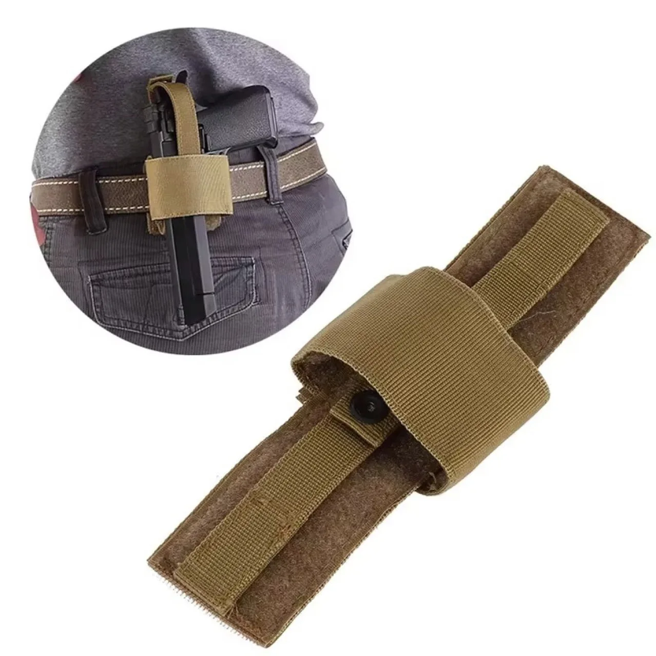 

Tactical Ultra-light Portable Simple Pistol Holster Molle ,Gun Accessories