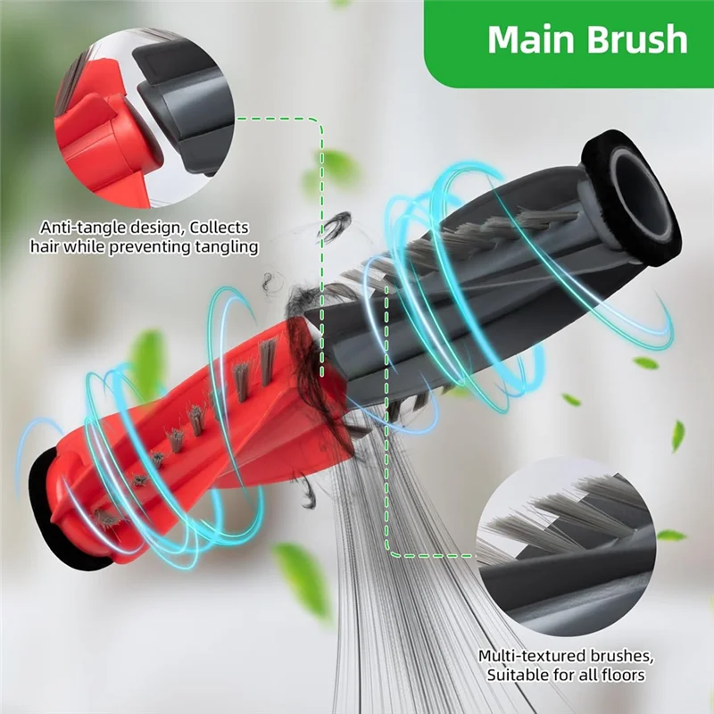 B58B-استبدال الملحقات ل Roborock Saros 10R روبوت فراغ الجانب الرئيسي فرشاة فلتر Hepa ممسحة منصات أكياس الغبار