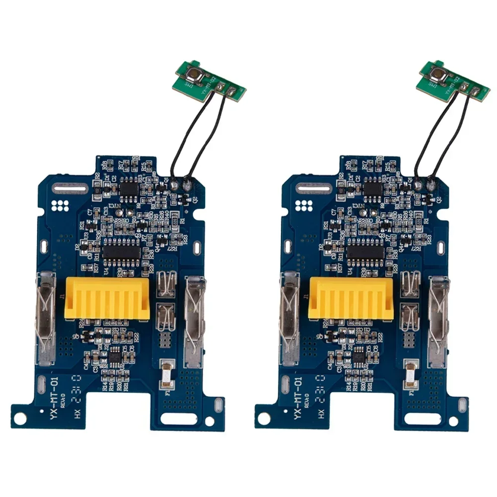 

Плата защиты аккумулятора (PCB) для зарядки, 2 шт., для литий-ионных аккумуляторов 18В BL1830 BL1850 BL1860B, подходит для электроинструментов, включая угловые шлифовальные машины