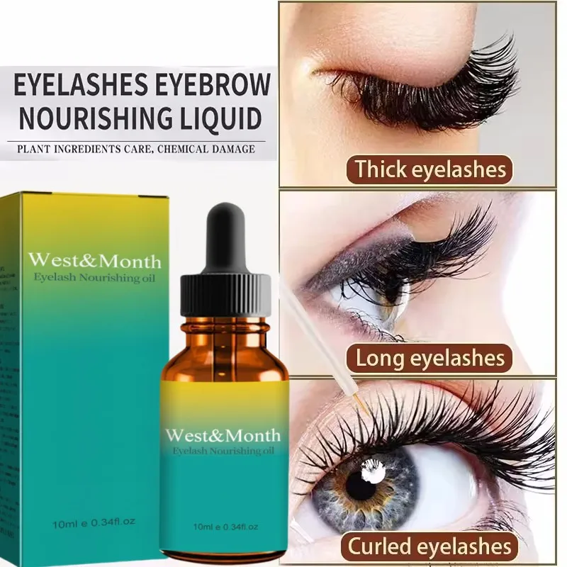 7-day Eyelash Growth Essence Castor Oil Natural Curl Long Fuller Thicker Beauty Health Roll Eye Care Products Makeup