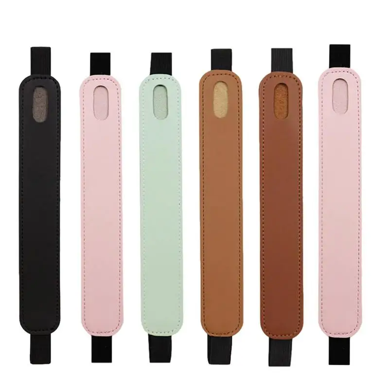 แบบพกพา Anti-Lost PU หนังหัวเข็มขัดดินสอสําหรับโน๊ตบุ๊คปากกากระเป๋าหน้าจอสัมผัสปากกาสําหรับสํานักงานการประชุม