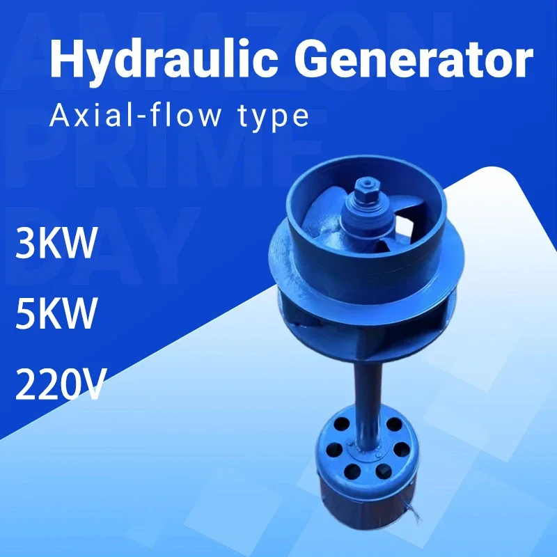 

2000W 3000W 5000W 220V 230V 240V Micro Hydraulic Turbine Generator Water Electromagnet Full Copper Core High Power Household