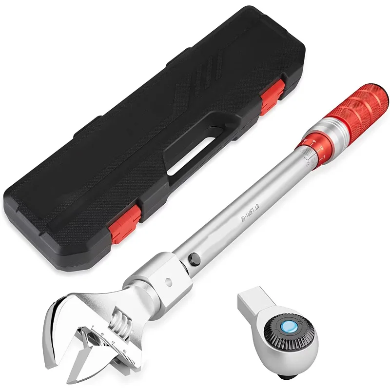 Manual Wholesale Torque Bicycle Repair Tools Set Super Torque Mini Set Wrench  With Interchangeable Jaw & Ratchet Head