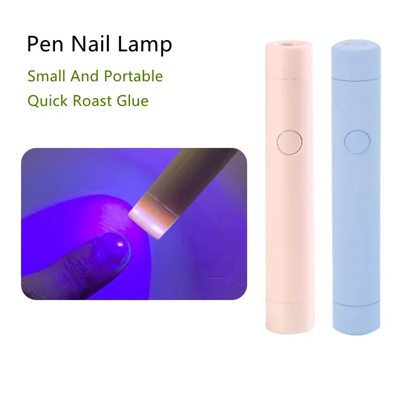 New LED mini Portable Pen Nail Light Therapy Machine Mini Rechargeable Nail Lamp Dryer