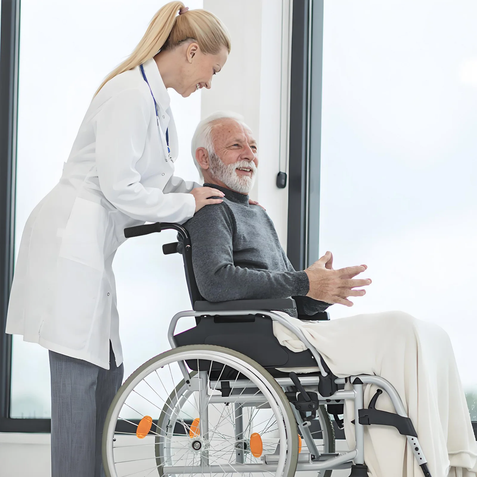 

2pcs Handle Protective Sleeve NBR Anti Slip Crutch Grip Replacement Walker Cane Stroller Health Care Durability Fits Sizes