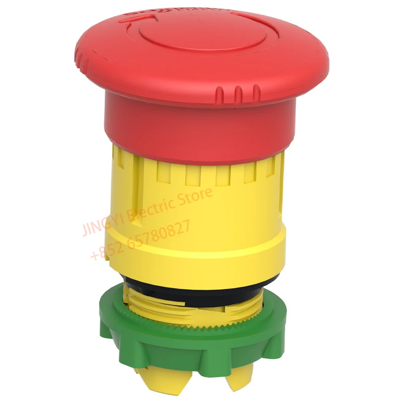 ZB5AS844 شنايدر توقف الطوارئ 40 مللي متر زر الفطر رئيس مقبض مفتاح إعادة الضبط الدوار #2