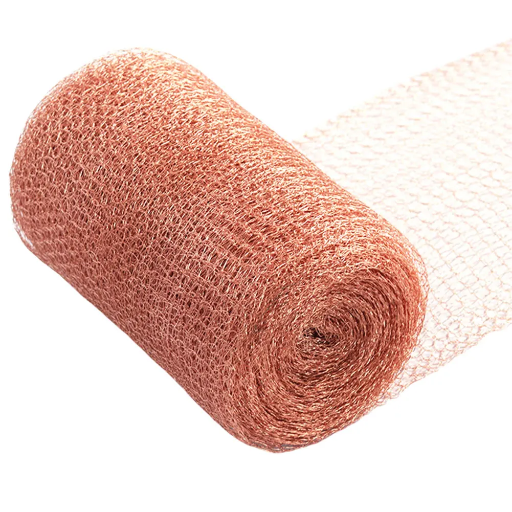 10m Copper Mesh Roll Pure Copper Wire Netting for Pest Control Snails Mice