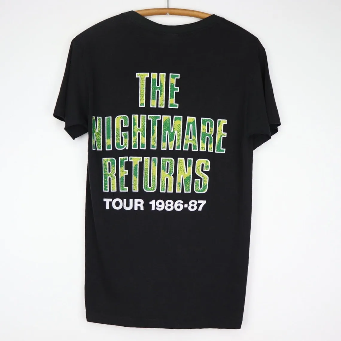 Rock Punk Tops Vintage Alice Cooper 2006 Nightmare Tour Shirt Y2k Vintage Tees Casual Loose Streetwear Print T Shirts Unisex - view 2