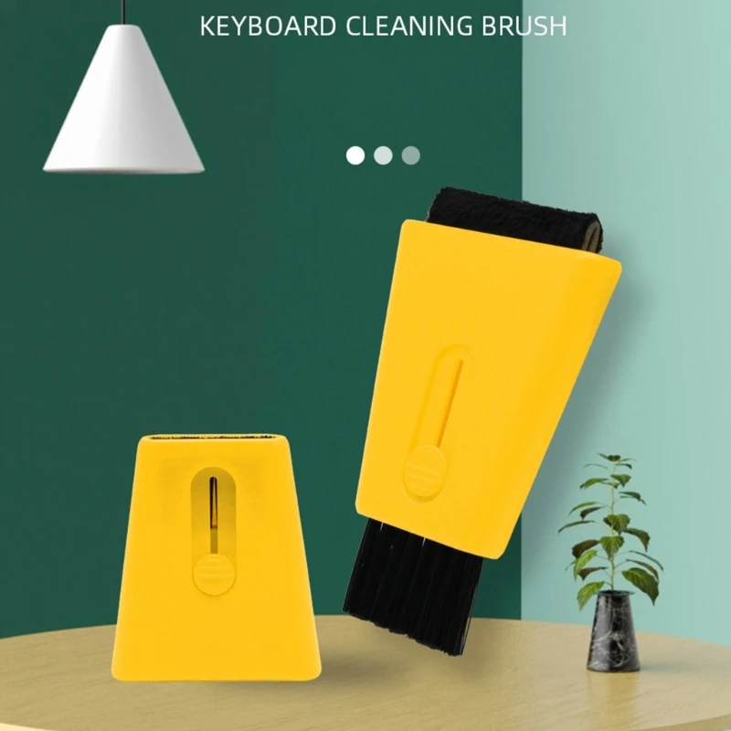 CPDD 2 1 escova limpeza para tela computador limpador retrátil teclado