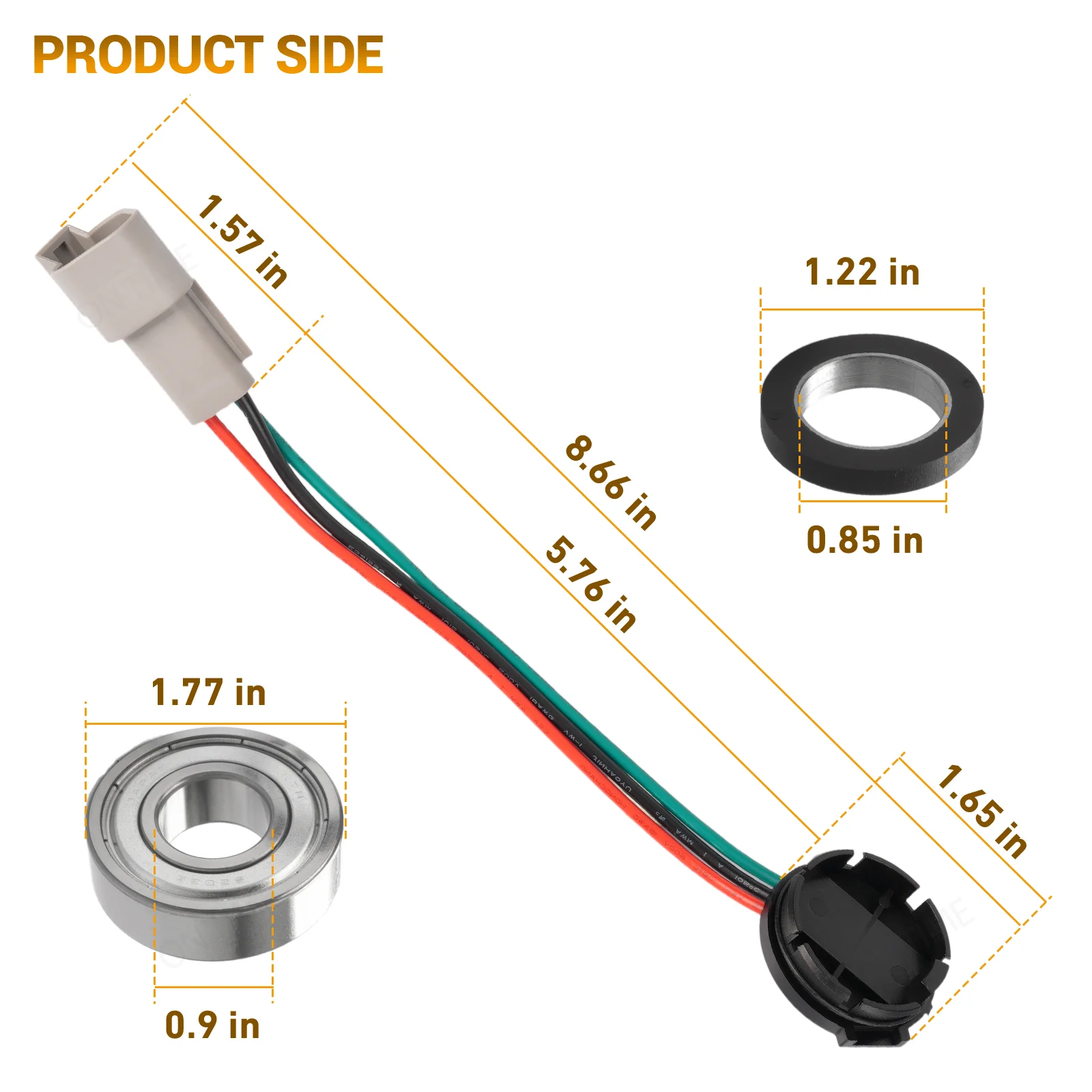 Xe Golf Cảm Biến Tốc Độ Và Địa Nam Châm Bộ Dụng Cụ Cho Câu Lạc Bộ Xe DS & Tiền Lệ (IQ) các Dòng Máy Có Địa Động Cơ OEM 102265601 102265801