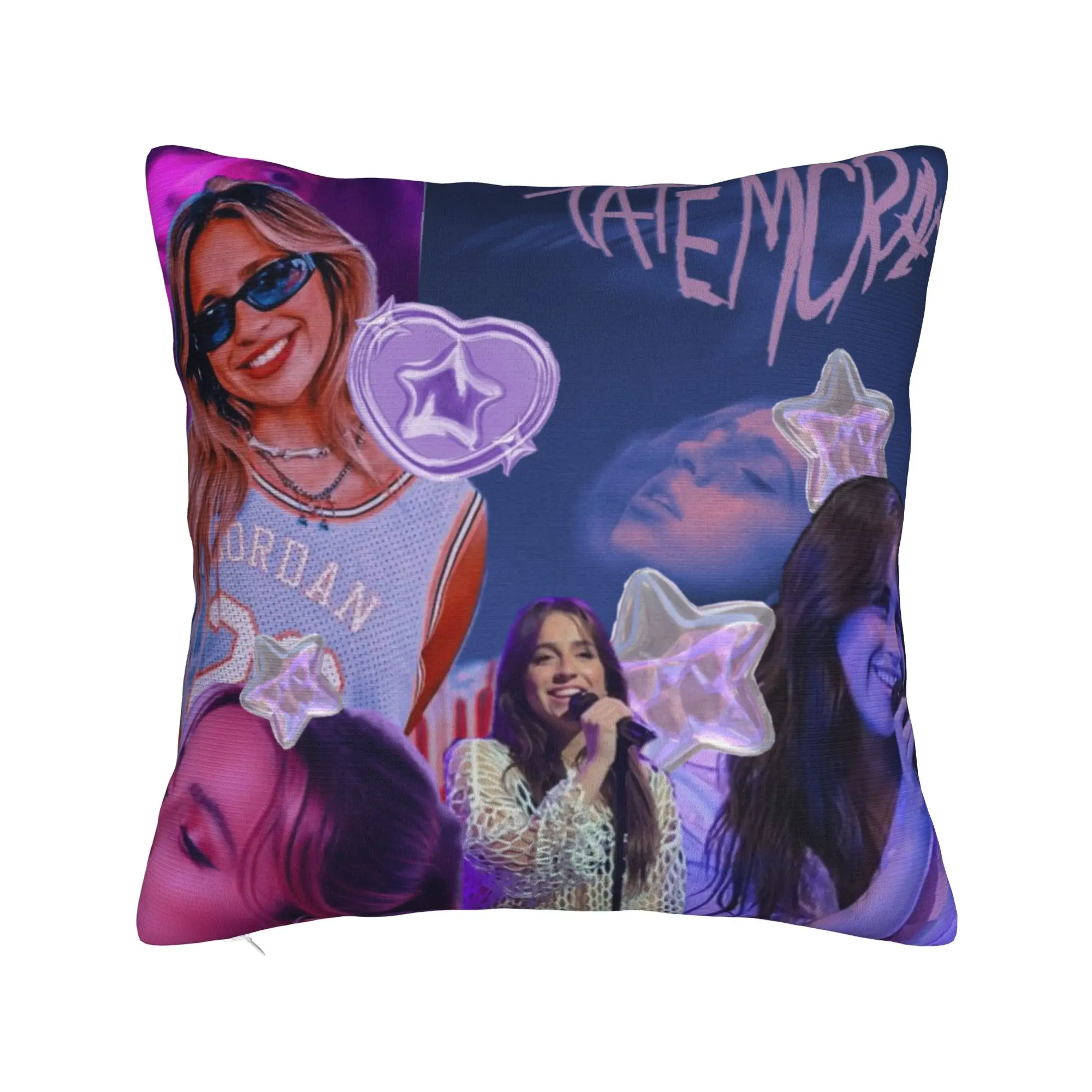 Decorative Pillowcase Tate McRae pop singer  Product Car  Pillow Case Cover Square Style Multi-Size