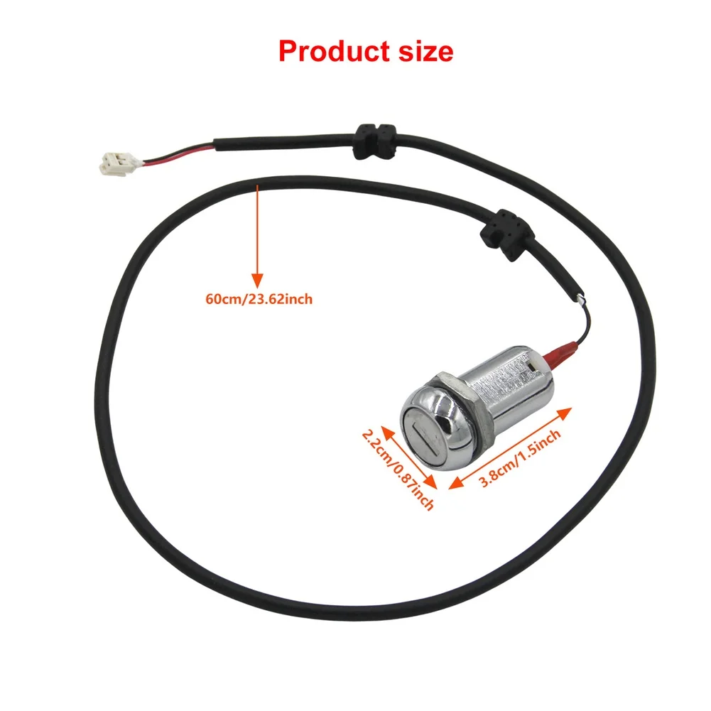 For Kukirin G4 Ignition Lock With Key Throttle Cut Off Control Electric Scooter Security Anti Theft Device Replacement Part
