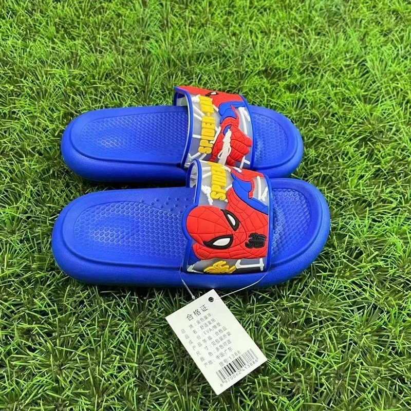 Summer Baby Slippers Kids Boys Girls Princess Cartoon Sofia Spiderman Indoor Home Shoes Toddler Beach Flip Flop Children Shoes