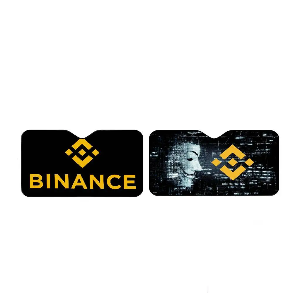 B-Binance عملة مظلة السيارات الستائر مظلة السيارات يغطي غطاء الزجاج الأمامي العالمي للطي قناع #6