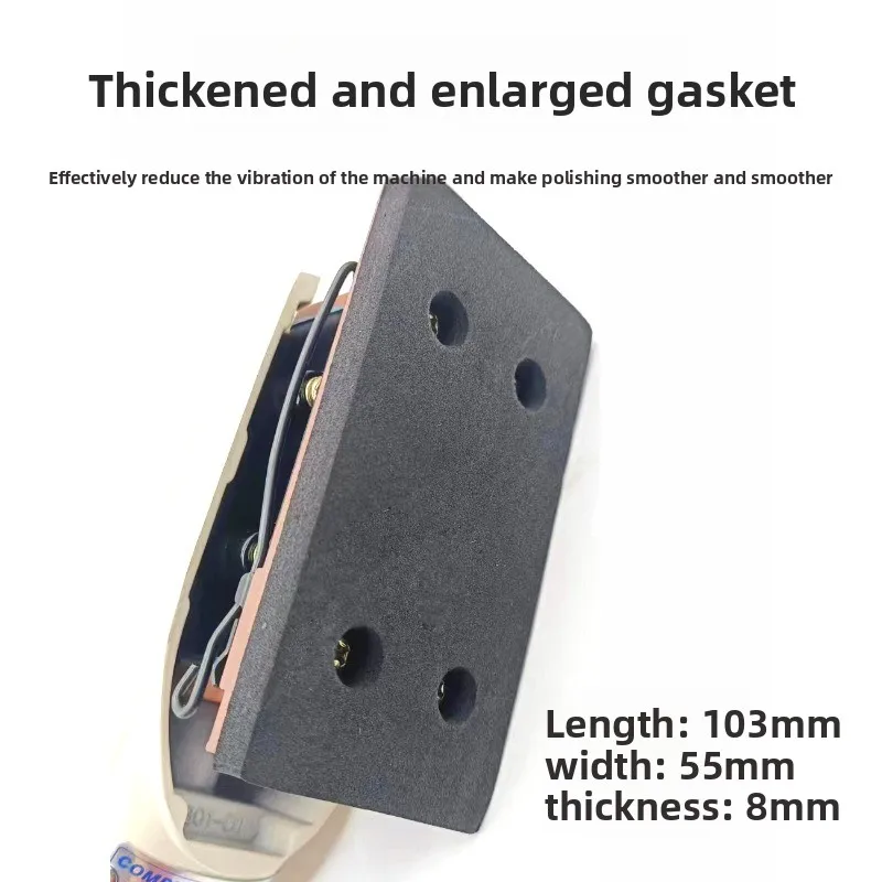 Pneumatic track grinding sander, line grinding and polishing reciprocating woodworking profiled