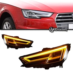 Auto Parts Headlights For Audi A4 A4L 2017-2019 B9 latest Styling LED Daytime Lights Dual Projector Car Accesorios Modified