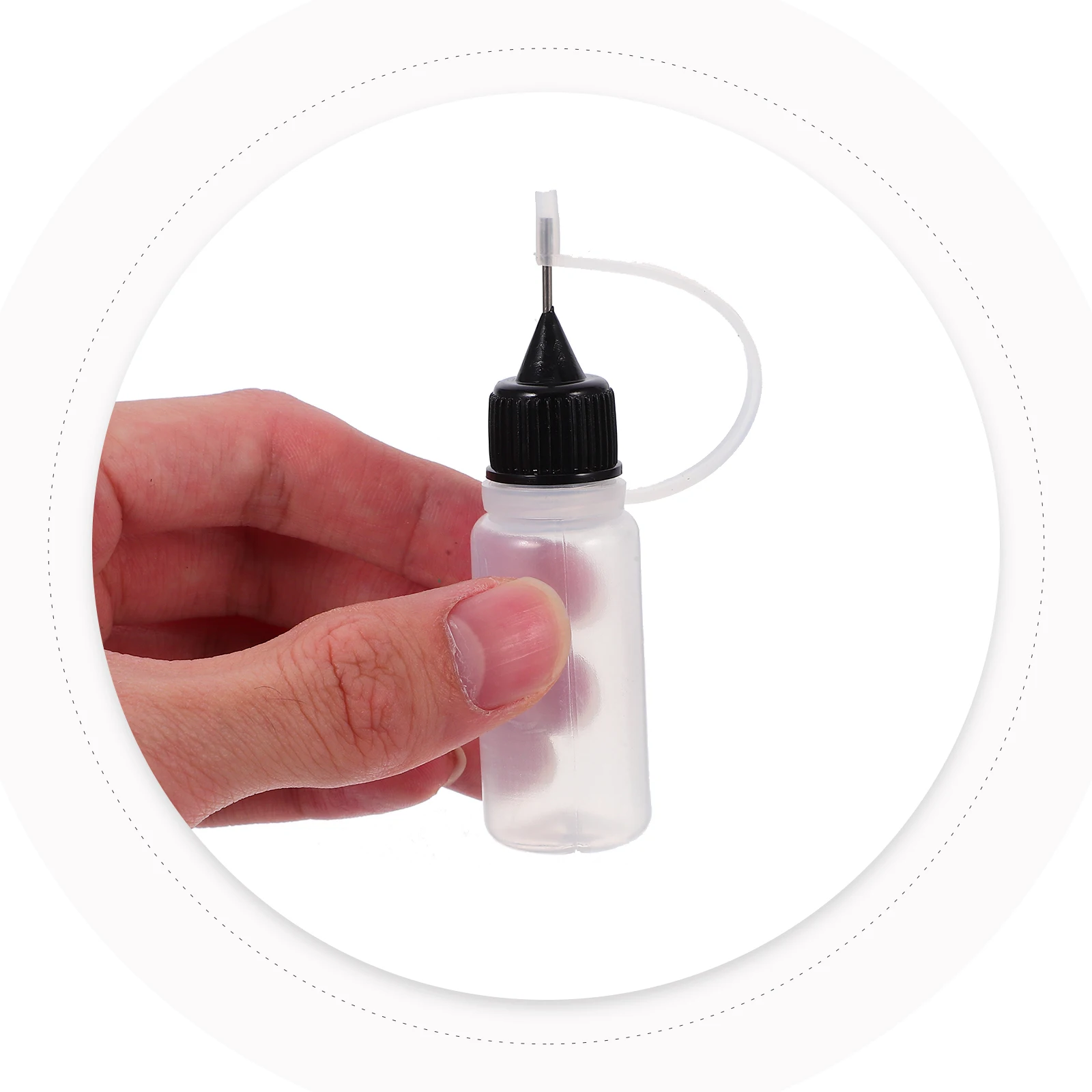 

10 Pcs High Quality Squeeze Point Bottles For Precise Liquid Application In Crafting And Art Projects Refillable Dispensers