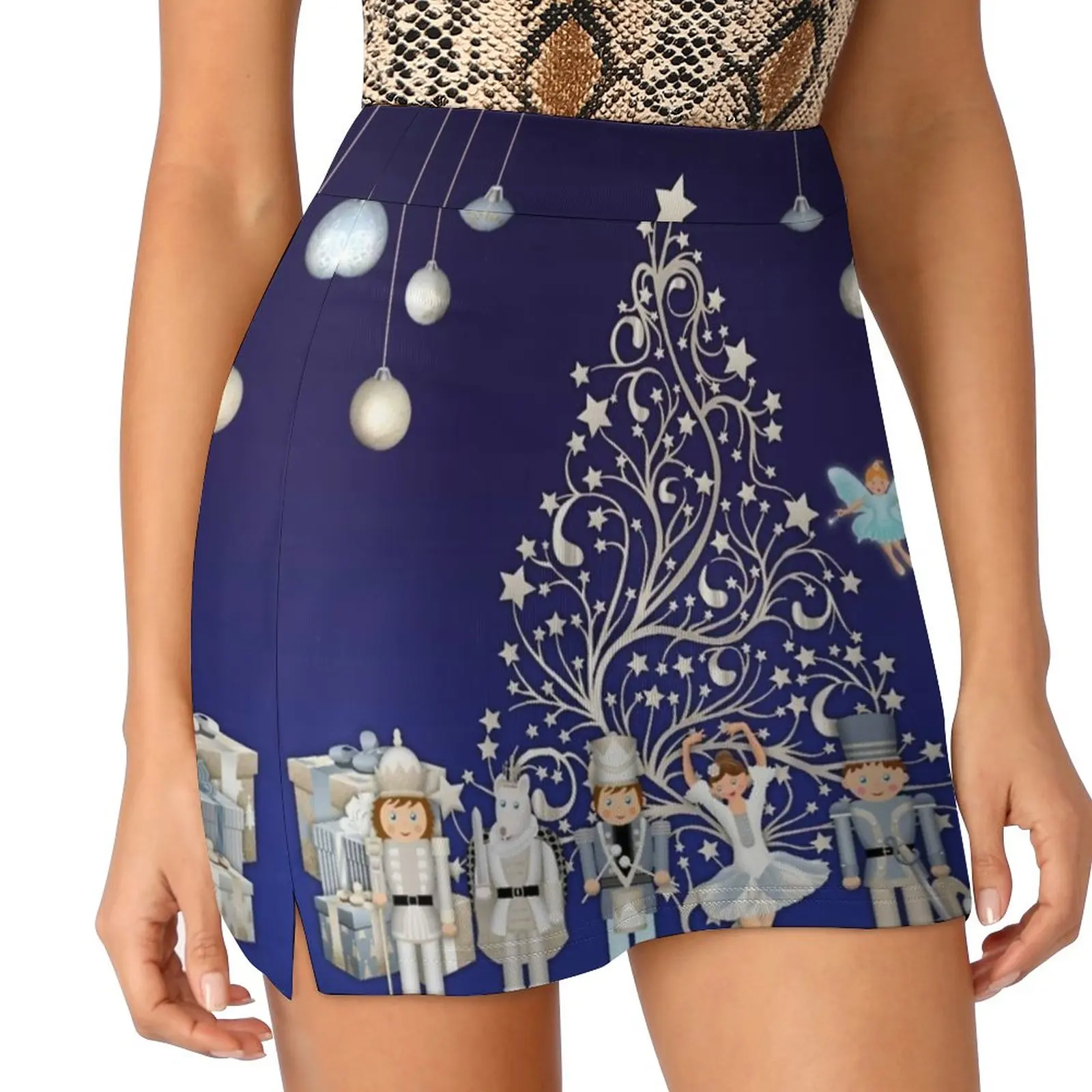 Nutcracker Christmas Special-The Nutcracker Ballet Skirts Woman Fashion 2022 Pant Skirt Mini Skirts Office Short Skirt