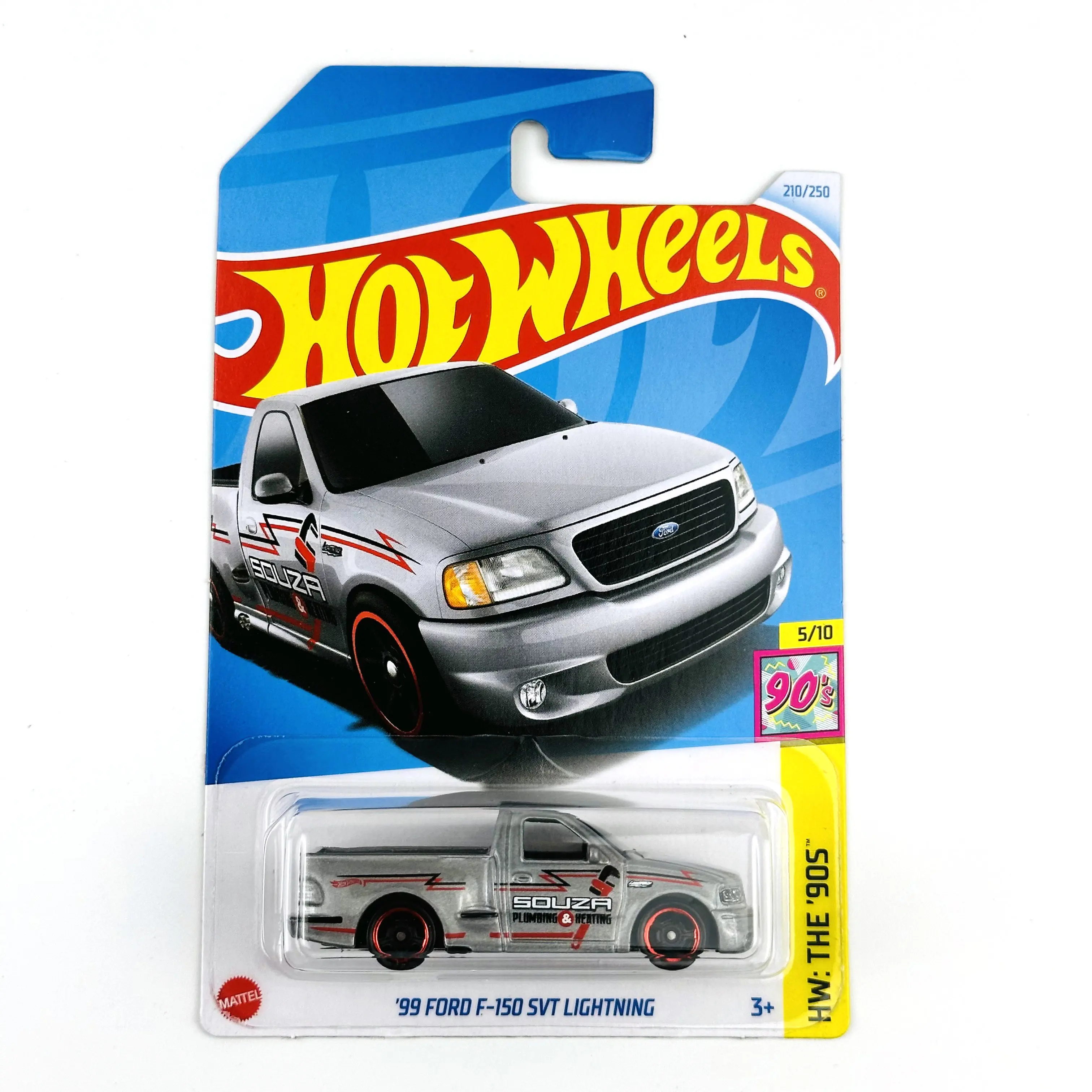 2024-210 Hot Wheels Cars 99 FORD F-150 SVT LIGHTNING 1/64 Metal Die-cast Model Toy Vehicles