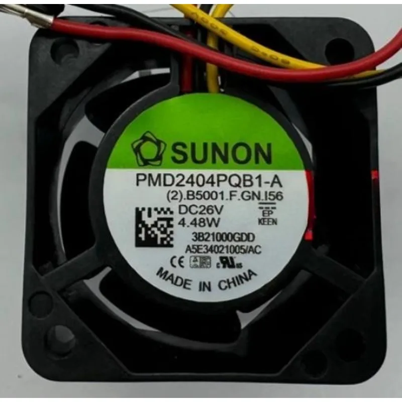 New Fan for SUNON PMD2404PQB1-A 4028 26V 4.48W Fanuc CNC Inverter Cooling Fan 40x40x28mm