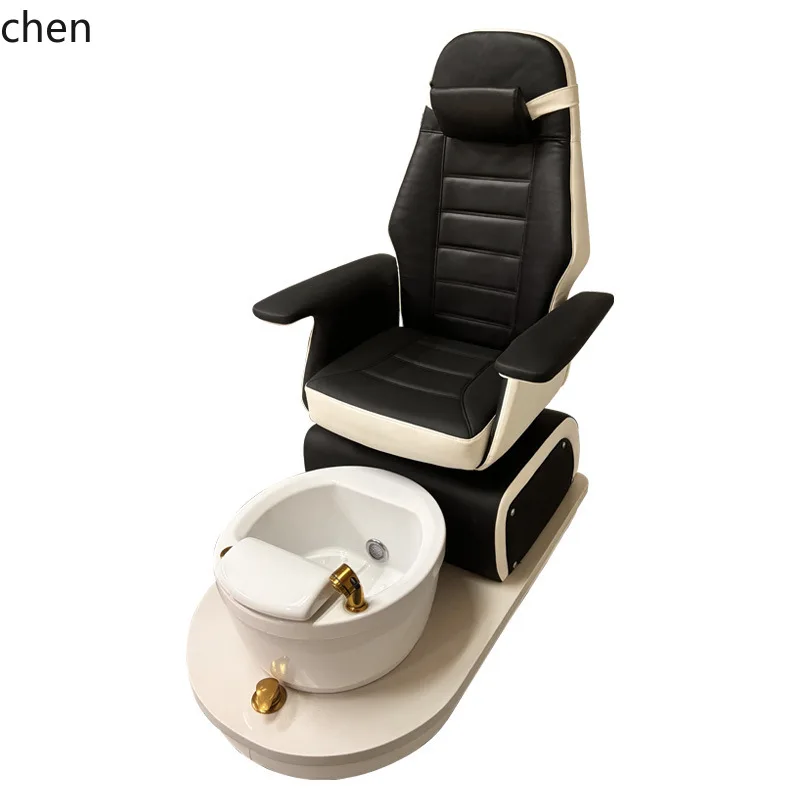 HTT Nail Sofa Foot Spa Electric Foot Bath Chair Internet Celebrity Foot Therapy Spa Chair