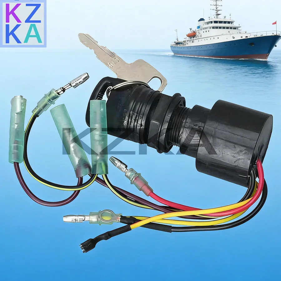 

Boat Ignition Key Switch 87-17009A2 for Mercury Outboard 9.9HP 15HP 18HP 25HP 30HP 320 380 Hypalon RIB MP41070-2 Boat Motor Part