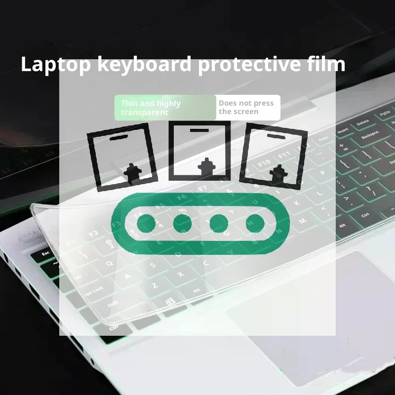 Universal Laptop Keyboard Cover Protector 12-17 Inch Waterproof Dustproof Silicone Notebook Computer Keyboard Protective Film