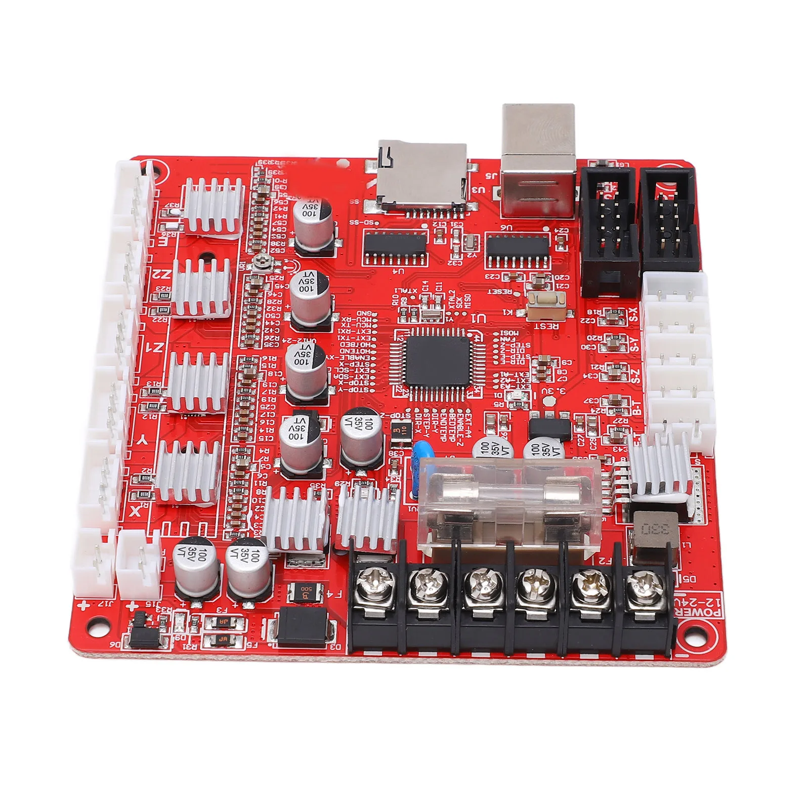 3D เมนบอร์ดเครื่องพิมพ์บอร์ดหลักโมดูล A4988 มอเตอร์อินเทอร์เฟซ USB 12 V-24 V สําหรับ Anet 3D เครื่องพิมพ์บอร์ดควบคุมหลัก