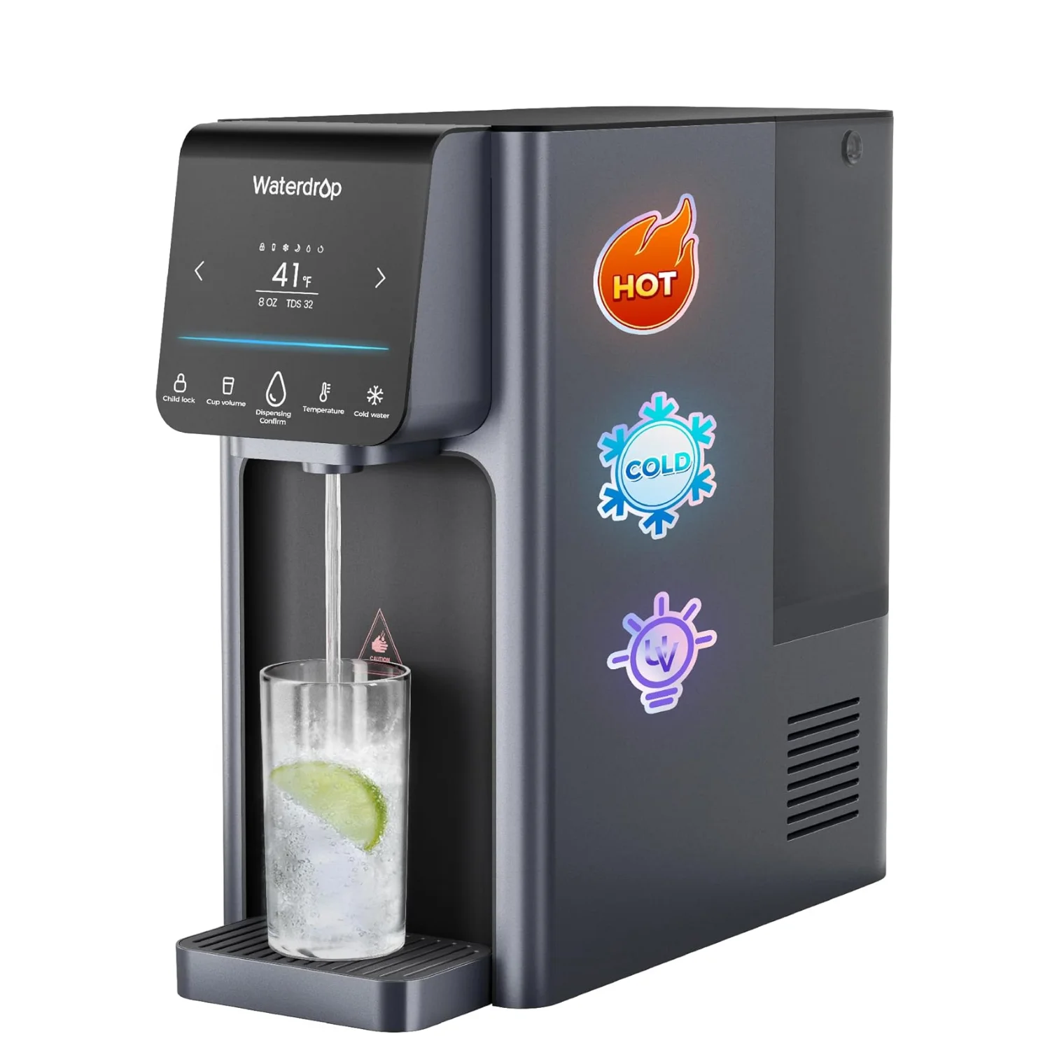 

[Горячая и холодная] Настольная система обратного осмоса Waterdrop WD-A1, стандарт NSF/ANSI 58, охладитель воды без бутылок