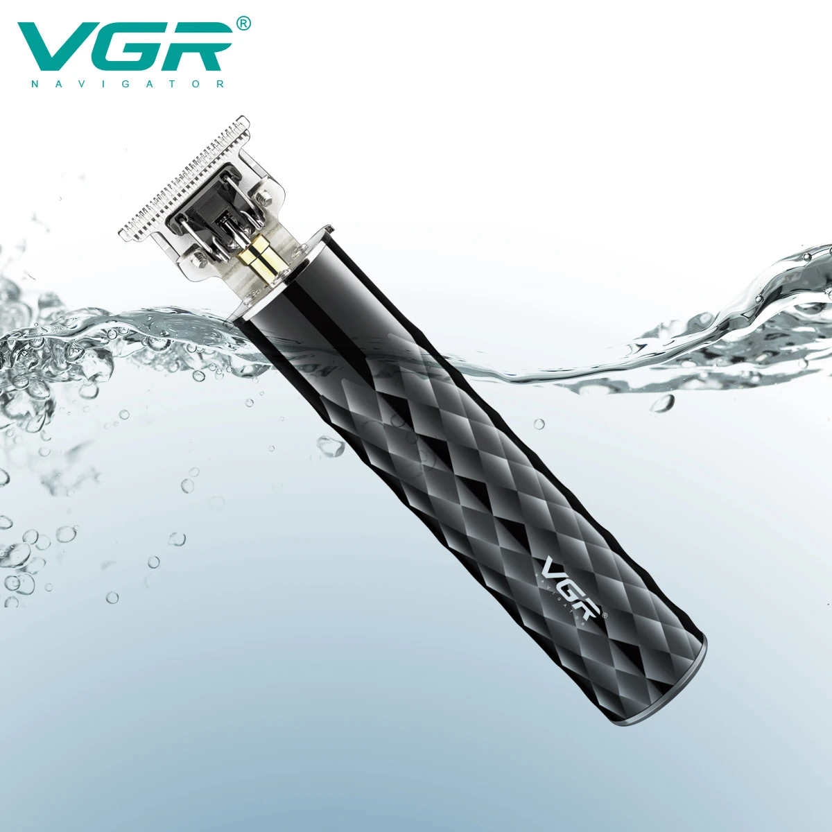 VGR Hair Trimmer Professional Hair Cutting Machine Waterproof Beard Trimmer T9 Metal Trimmer for Men V-170