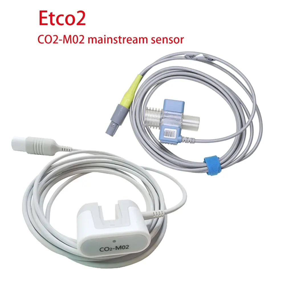 CONTEC CO2-M02 Mainstream Capnography Sensor EtCO2 Modular for CMS6000 CMS8000 CMS7000 CMS9200 Patient Monitor