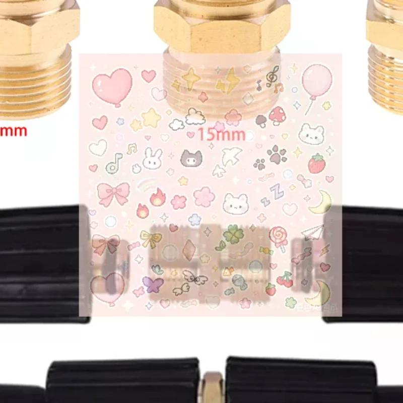 High Pressure Washer Hose Extension Connector Adapter Copper M22 14mm And 15mm Male Thread Female Hose Coupler Adaptor