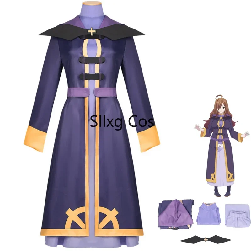 

FC6Anime God’s Blessing on This Wonderful World! Wiz Cosplay Costume A Certain Magical Index Konosuba Uniform Woman Carniva@FC8！